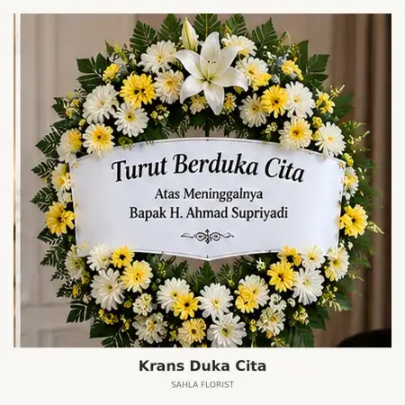 Krans Bunga Duka Jakarta